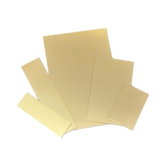 Brushed Brass-Effect Weatherproof Acrylic Inscription or Urn Memorial Plaques  – Choose from 5 Sizes!