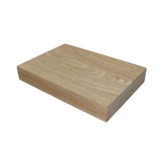 Plain Small Chunky Solid Beech 20cm Rectangular Chopping Board or Freestanding Plaque