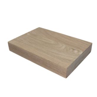 Plain Chunky Solid Oak 20cm Rectangular Chopping Board or Freestanding Plaque