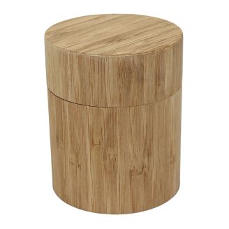 Small Bamboo Ashes Scatter Tube or Mini Urn with Organza Bag - 10x8.3cm