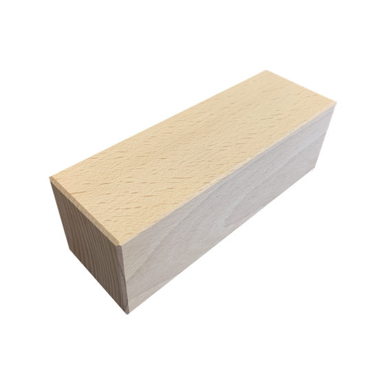 17cm Long Rectangular Solid Beech Wood Block 17cm - DPLDG393