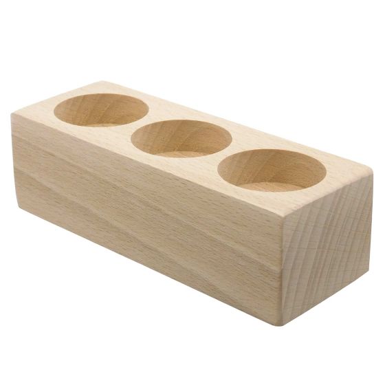 Horizontal 3 Tealight Candle Holder