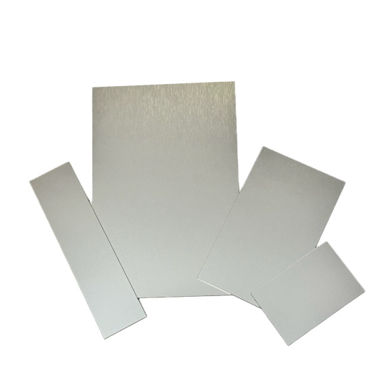 Brushed Silver-Effect Weatherproof Acrylic Inscription or Urn Memorial Plaques  – Choose Size