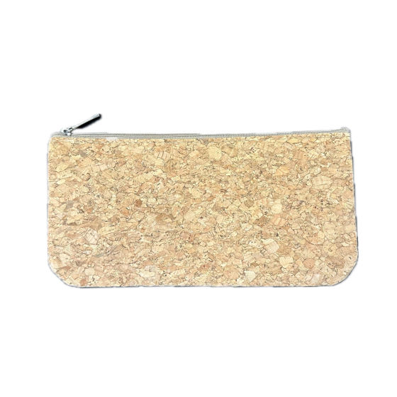SALE ! Plain Cork Pencil Case or Small Make-up Bag or Gift Bag - Teacher Gift or School Stationery