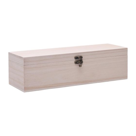 35cm Hinged Wine Box - WBM1661