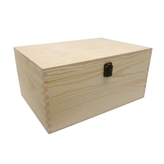 34cm Rectangular Box with Antique Gold Clasp - WBM3012