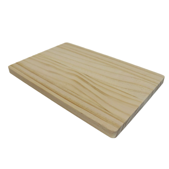 Plain Budget Pine Wood 30cm Rectangular Plaque - Ideal for Santa Treats / Display Board